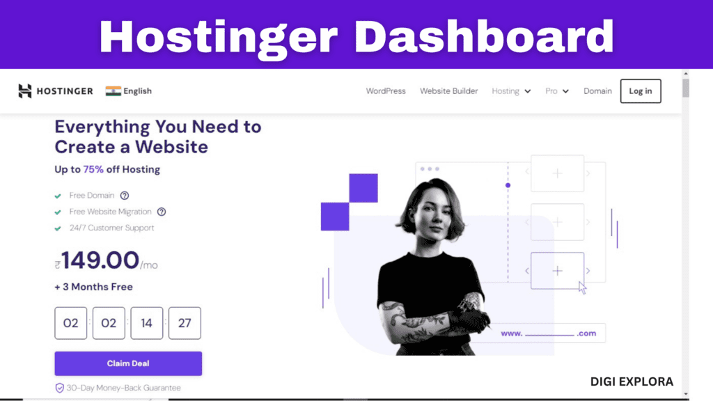 hostinger dashboard