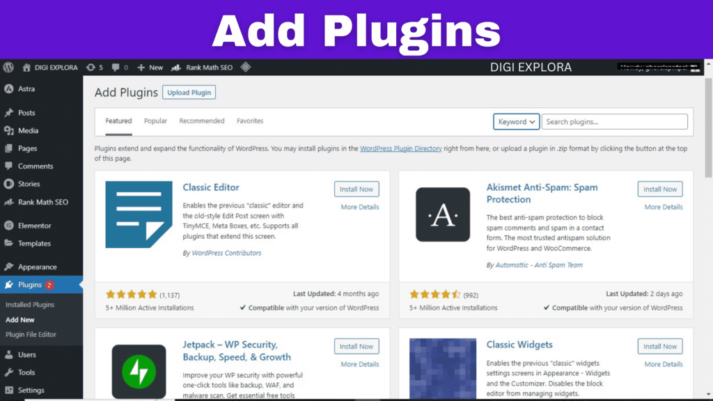 plugins for wordpress website
